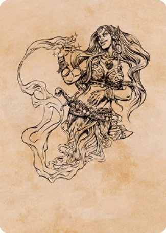 Djinni Windseer (Showcase) Art Card [Dungeons & Dragons: Adventures in the Forgotten Realms Art Series] | Gate City Games LLC