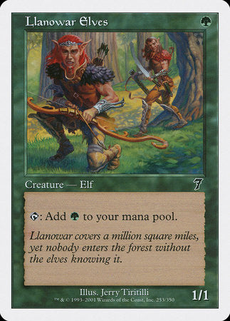 Llanowar Elves [Seventh Edition] | Gate City Games LLC