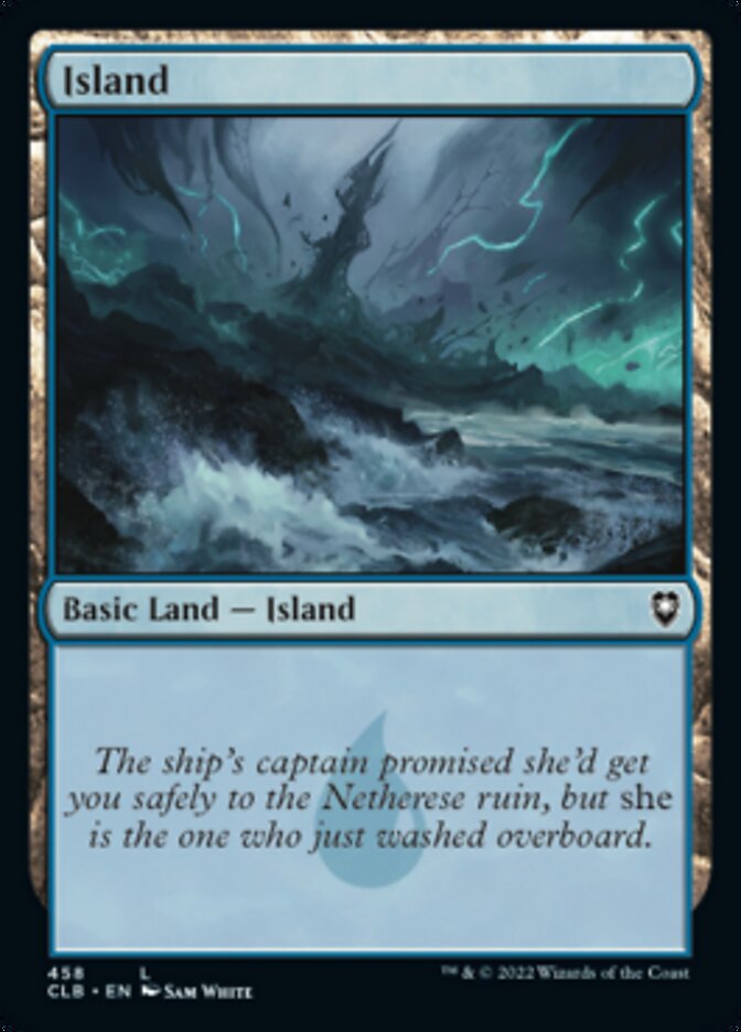 Island (458) [Commander Legends: Battle for Baldur's Gate] | Gate City Games LLC