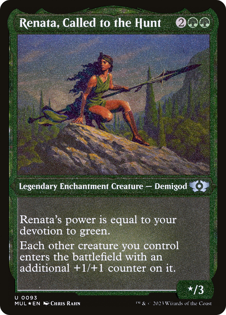 Renata, Called to the Hunt (Foil Etched) [Multiverse Legends] | Gate City Games LLC