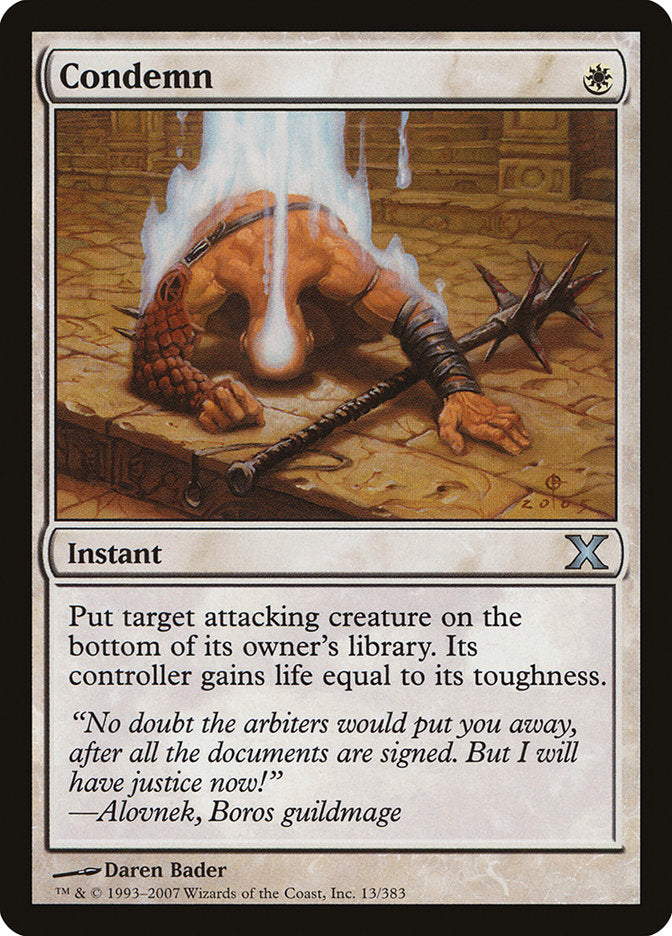 Condemn [Tenth Edition] | Gate City Games LLC