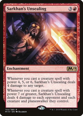 Sarkhan's Unsealing [Core Set 2019] | Gate City Games LLC