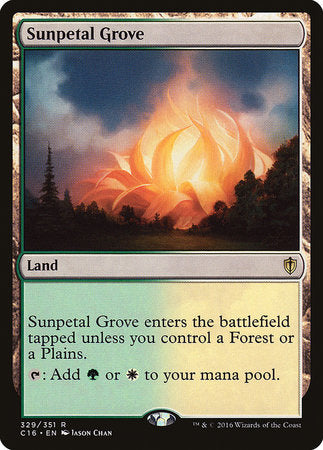 Sunpetal Grove [Commander 2016] | Gate City Games LLC