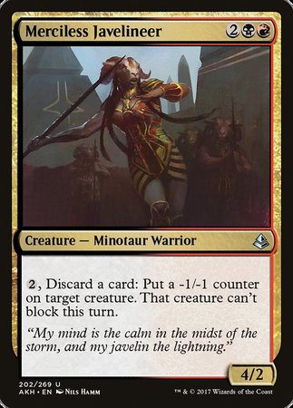 Merciless Javelineer [Amonkhet] | Gate City Games LLC