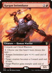 Kargan Intimidator (Extended Art) [Zendikar Rising] | Gate City Games LLC