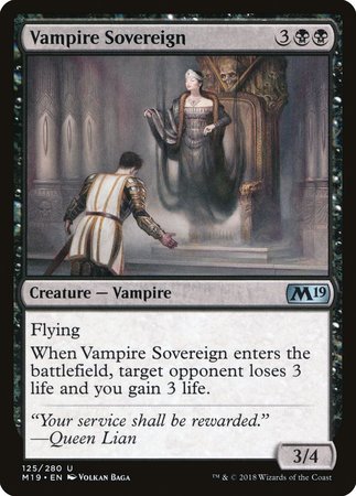 Vampire Sovereign [Core Set 2019] | Gate City Games LLC