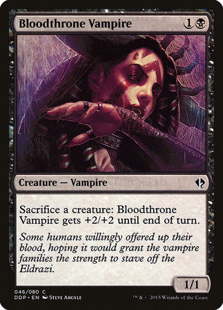 Bloodthrone Vampire [Duel Decks: Zendikar vs. Eldrazi] | Gate City Games LLC