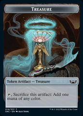 Treasure (014) // Wizard Double-sided Token [Streets of New Capenna Tokens] | Gate City Games LLC