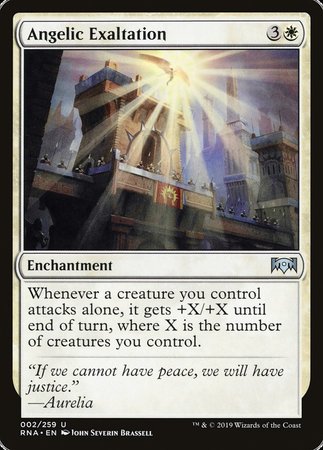 Angelic Exaltation [Ravnica Allegiance] | Gate City Games LLC