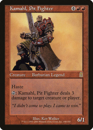 Kamahl, Pit Fighter [Odyssey] | Gate City Games LLC