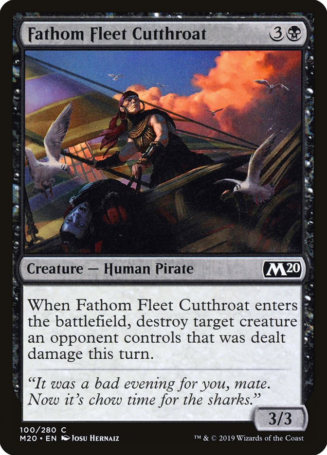 Fathom Fleet Cutthroat [Core Set 2020] | Gate City Games LLC