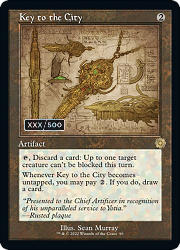 Key to the City (Retro Schematic) (Serial Numbered) [The Brothers' War Retro Artifacts] | Gate City Games LLC