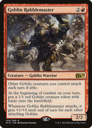 Goblin Rabblemaster [Magic 2015] | Gate City Games LLC