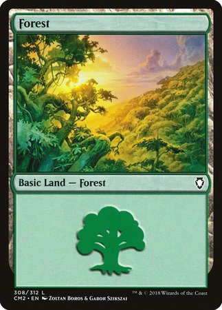 Forest (308) [Commander Anthology Volume II] | Gate City Games LLC