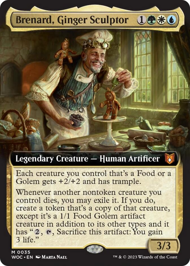 Brenard, Ginger Sculptor (Extended Art) [Wilds of Eldraine Commander] | Gate City Games LLC