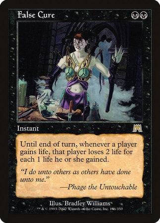 False Cure [Onslaught] | Gate City Games LLC