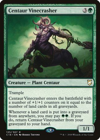 Centaur Vinecrasher [Commander 2018] | Gate City Games LLC
