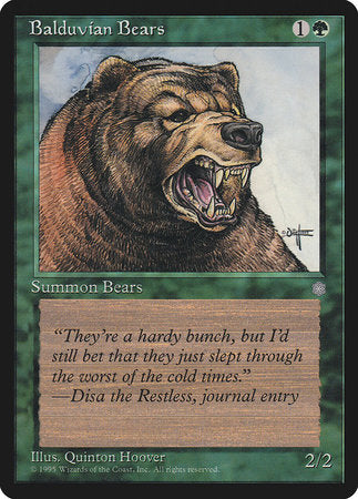 Balduvian Bears [Ice Age] | Gate City Games LLC