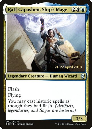Raff Capashen, Ship's Mage [Dominaria Promos] | Gate City Games LLC