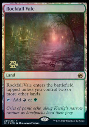 Rockfall Vale [Innistrad: Midnight Hunt Prerelease Promos] | Gate City Games LLC