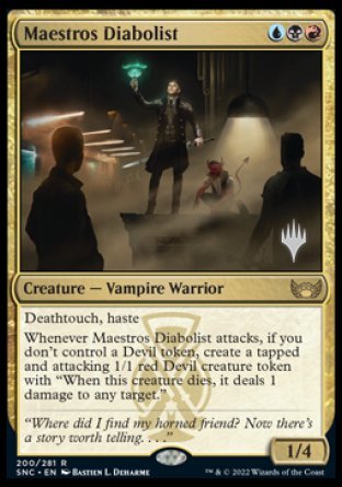 Maestros Diabolist (Promo Pack) [Streets of New Capenna Promos] | Gate City Games LLC