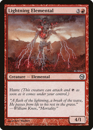 Lightning Elemental [Duels of the Planeswalkers] | Gate City Games LLC