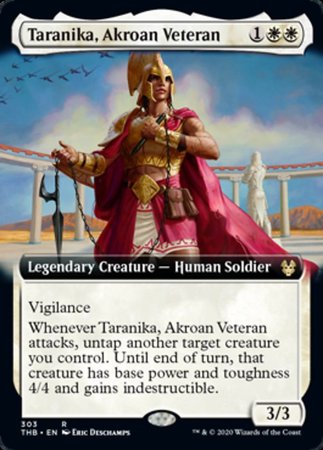 Taranika, Akroan Veteran (Extended Art) [Theros Beyond Death] | Gate City Games LLC
