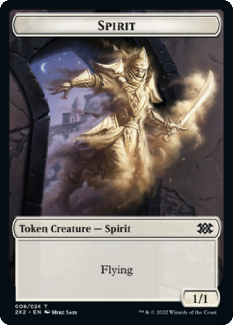 Elemental // Spirit Double-sided Token [Double Masters 2022 Tokens] | Gate City Games LLC