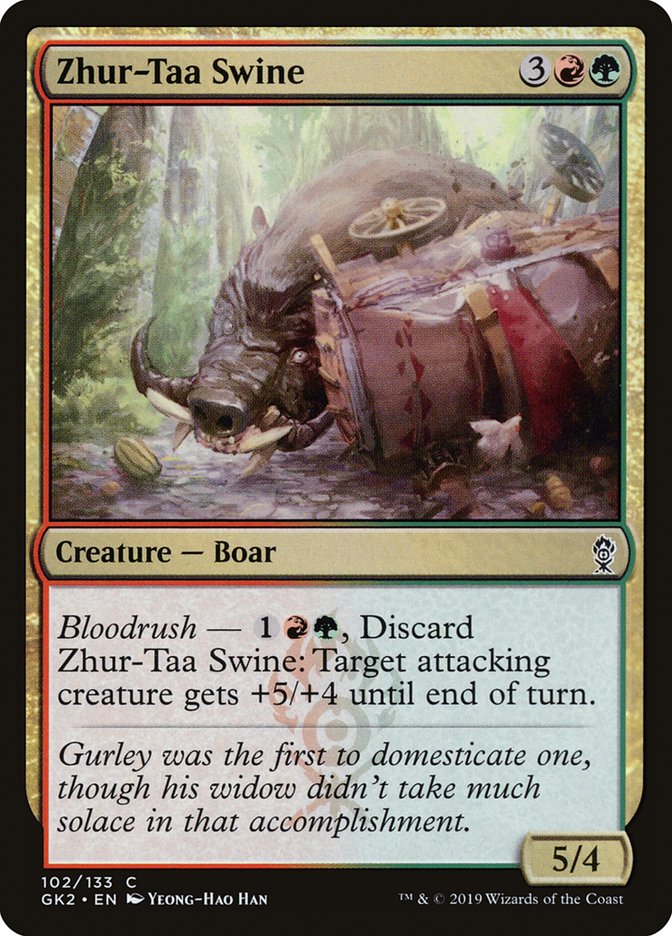 Zhur-Taa Swine [Ravnica Allegiance Guild Kit] | Gate City Games LLC