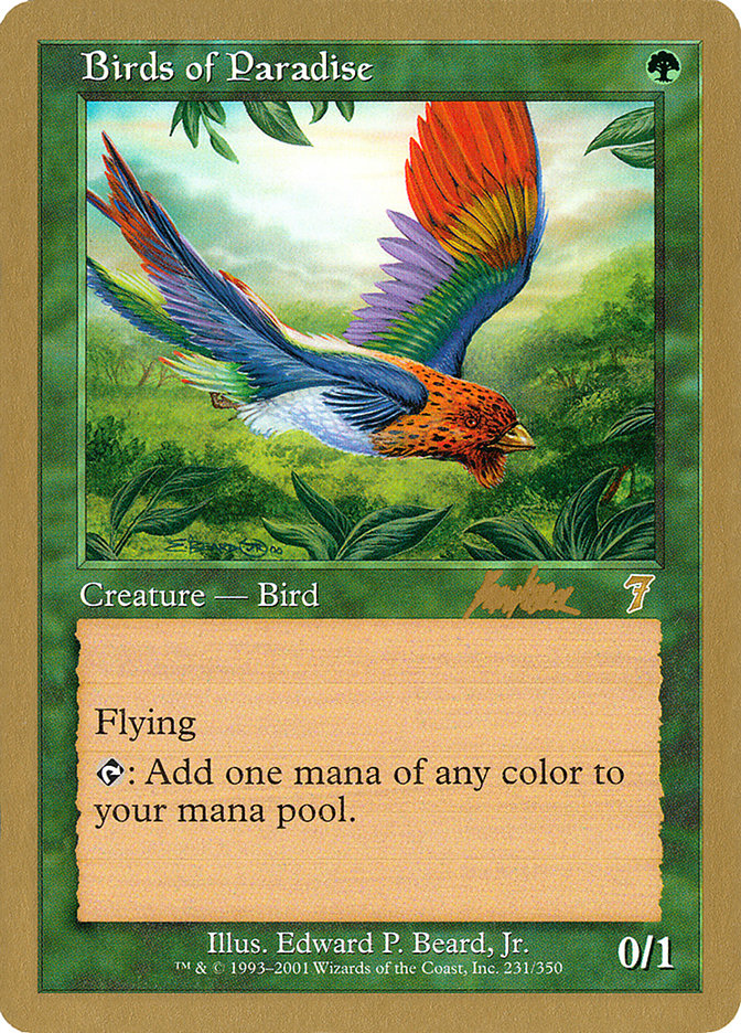 Birds of Paradise (Brian Kibler) [World Championship Decks 2002] | Gate City Games LLC