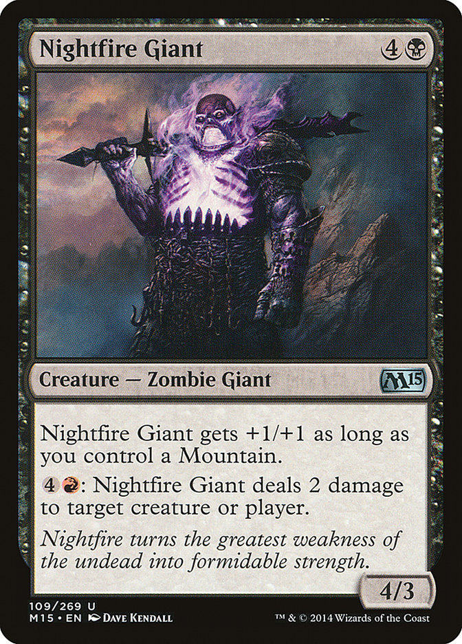 Nightfire Giant [Magic 2015] | Gate City Games LLC