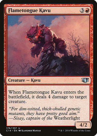 Flametongue Kavu [Commander 2014] | Gate City Games LLC