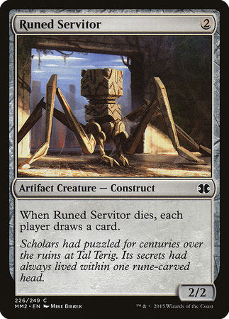 Runed Servitor [Modern Masters 2015] | Gate City Games LLC