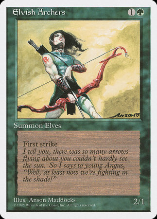 Elvish Archers [Fourth Edition] | Gate City Games LLC