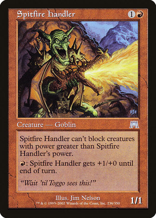 Spitfire Handler [Onslaught] | Gate City Games LLC