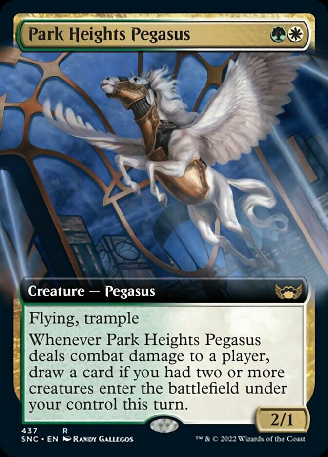 Park Heights Pegasus (Extended Art) [Streets of New Capenna] | Gate City Games LLC