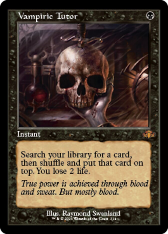 Vampiric Tutor (Retro) [Dominaria Remastered] | Gate City Games LLC