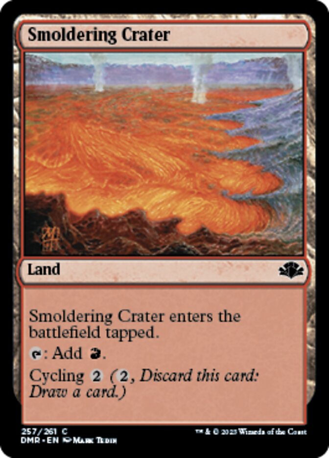 Smoldering Crater [Dominaria Remastered] | Gate City Games LLC