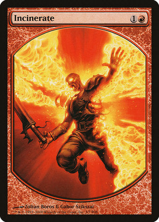 Incinerate [Magic Player Rewards 2008] | Gate City Games LLC