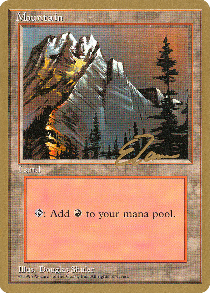 Mountain (et373) (Eric Tam) [Pro Tour Collector Set] | Gate City Games LLC