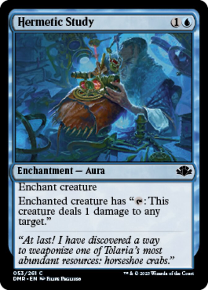 Hermetic Study [Dominaria Remastered] | Gate City Games LLC