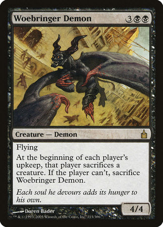 Woebringer Demon [Ravnica: City of Guilds] | Gate City Games LLC