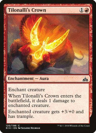 Tilonalli's Crown [Rivals of Ixalan] | Gate City Games LLC