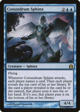 Conundrum Sphinx [Commander 2011] | Gate City Games LLC