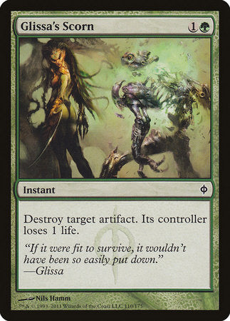 Glissa's Scorn [New Phyrexia] | Gate City Games LLC