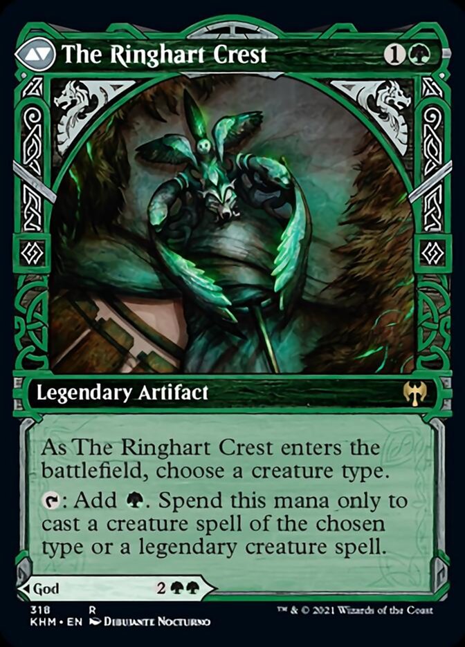 Kolvori, God of Kinship // The Ringhart Crest (Showcase) [Kaldheim] | Gate City Games LLC