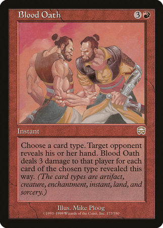 Blood Oath [Mercadian Masques] | Gate City Games LLC