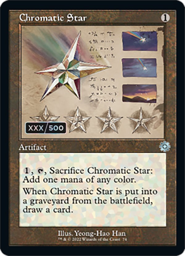 Chromatic Star (Retro Schematic) (Serial Numbered) [The Brothers' War Retro Artifacts] | Gate City Games LLC