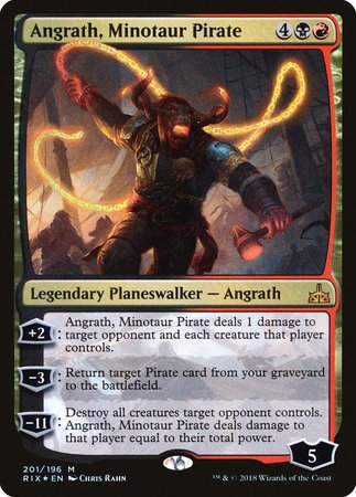 Angrath, Minotaur Pirate [Rivals of Ixalan] | Gate City Games LLC