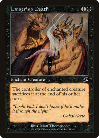 Lingering Death [Scourge] | Gate City Games LLC